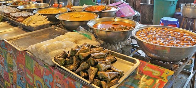 Lots of food in Estonia on New Year's Eve